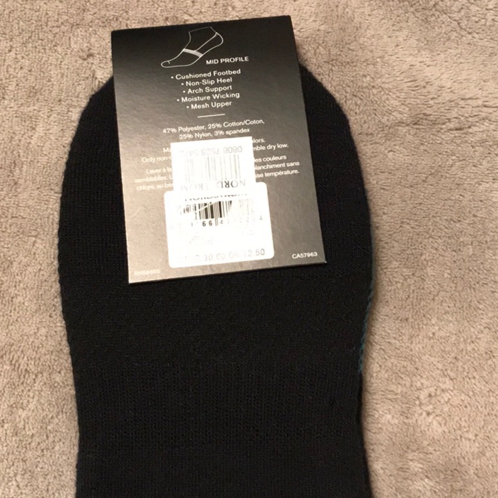 Nordstrom Men's Shop 2 Pack Performance Liner Socks - Picture 5 of 6